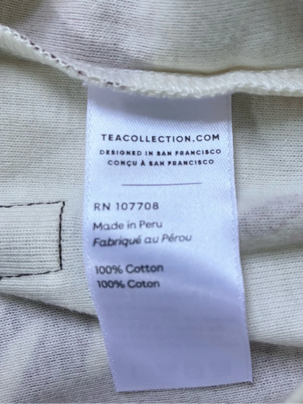 NWT - Tea Collection Holiday Pajamas (Cream/Burgundy/Green) Size 8